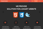 Simply wonder -Bootstrap 3 Portfolio, a Bootstrap Template by Responsive Business Theme (Thumbnail 2 of 2)