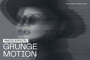 Grunge Motion Photo Effect, a Layer Style Add-On by iDoodle Studio (Thumbnail 1 of 4)