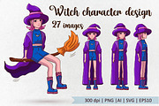 Witch character design, a Person Illustration by VaraNa Art (Thumbnail 1 of 9)