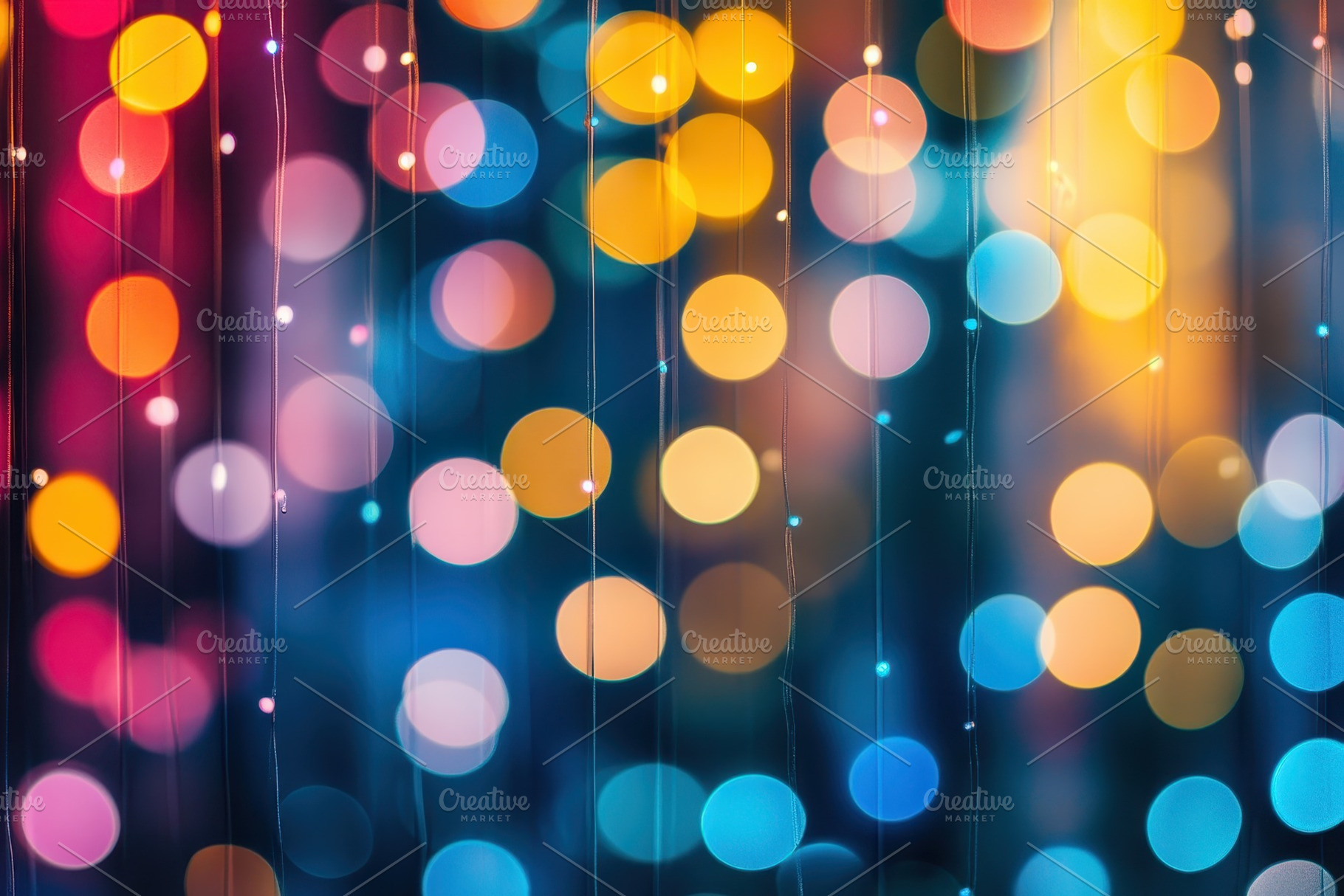 Vibrant LED lights create a dazzling, a Photo by Iftikhar Alam