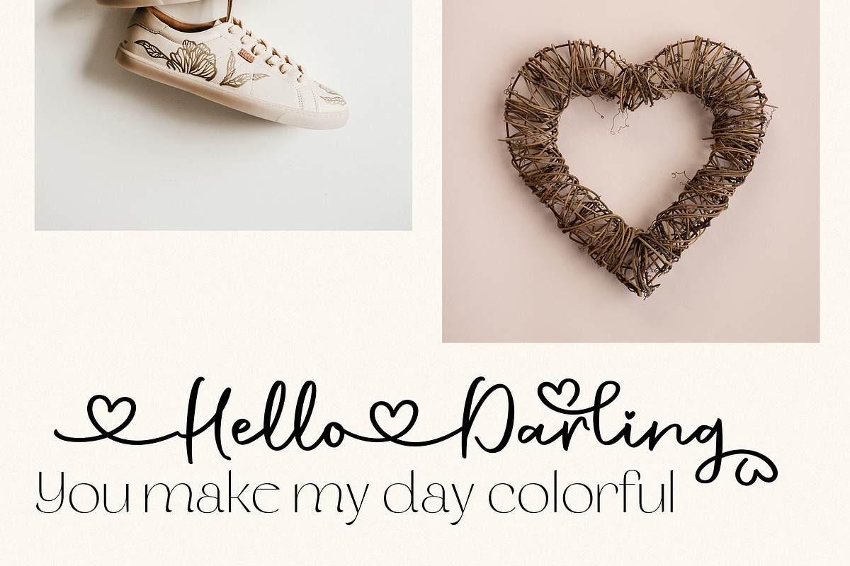 Crowd Heart Script, a Script Font by Siwox Studios (Photo 4 of 10)