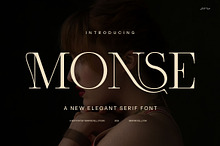 Monse Ligature Serif Font