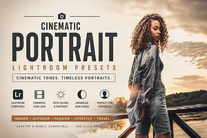 Cinematic Portrait Lightroom Presets, a Preset Add-On by AAA Presets