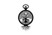 Steampunk Tree of Life Symbol Bundle, an Illustration by yasushie (Thumbnail 19 of 31)