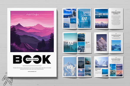 Photo Album Template, a Magazine Template by MightyDesign