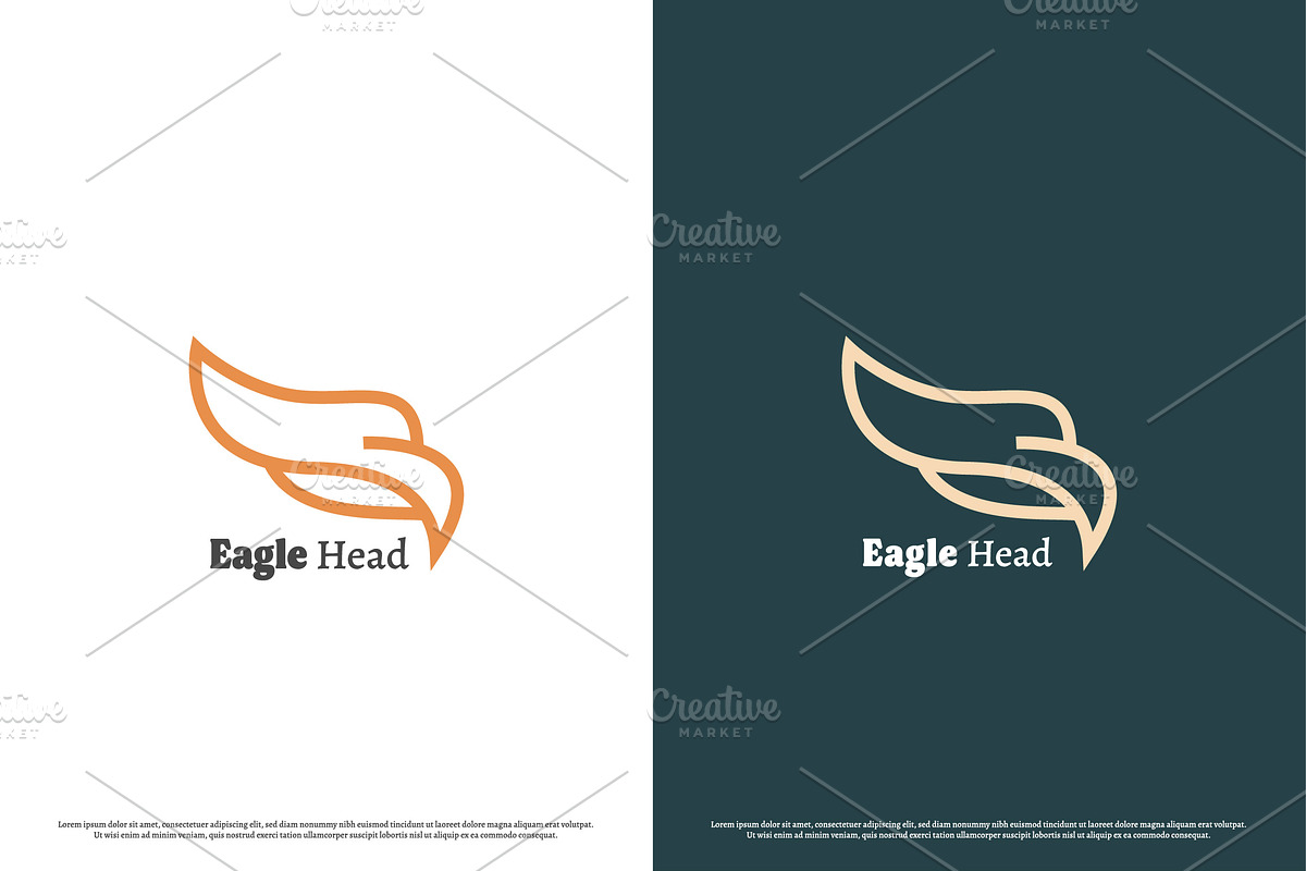 Eagle Head Animal Logo Design Icon, a Branding & Logo Template by Morvana Crew