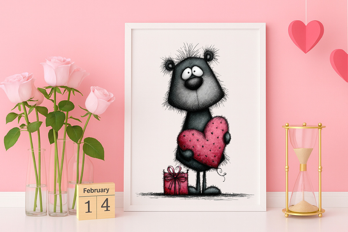 Valentines Teddy Bear Clipart Bundle, an Illustration by Canvas Craft (Photo 5 of 6)