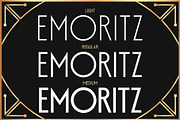 Art Deco Style - Emoritz, a Sans Serif Font by Novitype (Thumbnail 12 of 14)