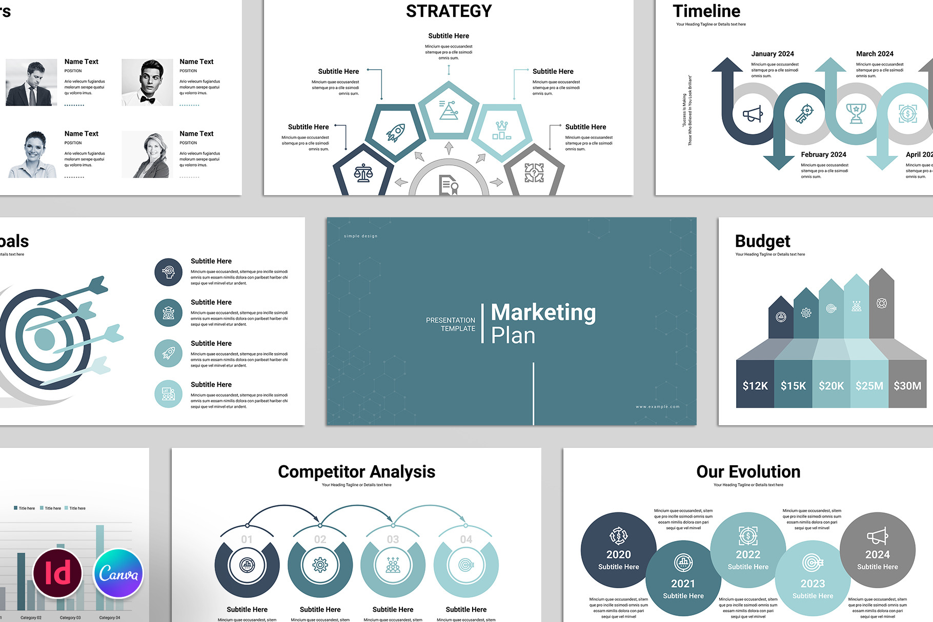 Marketing Plan Presentation Template, a Presentation Template by ...
