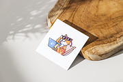 Cute dog working set, stickers, a Person Illustration by PaperTrident (Thumbnail 7 of 10)