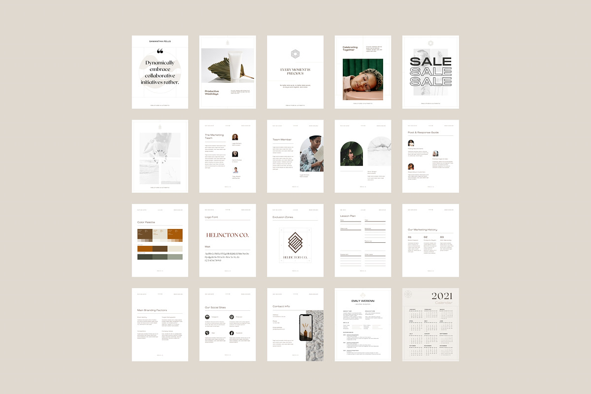 Tyos / Canva eBook Workbook Template, a Templates & Theme by Goashape Studio (Photo 7 of 10)