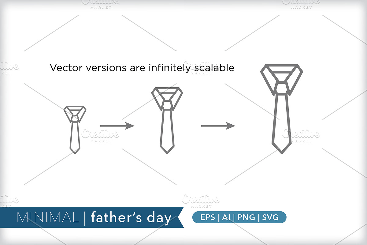 Minimal father's day icons, an Outline Icon by Picture Window (Photo 3 of 5)