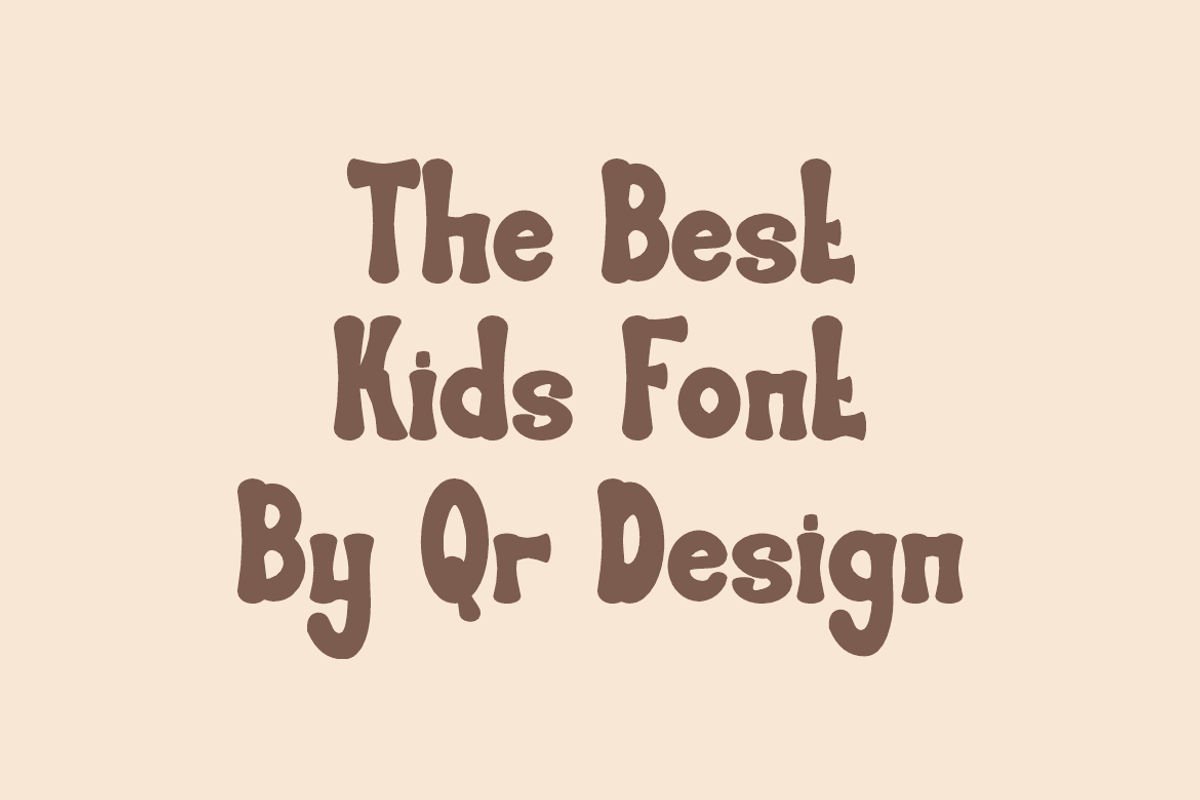 Funny Madone - Groovy & Cute Font, a Handwritten Font by QR Design Studio (Photo 5 of 7)