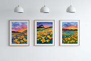 Golden Meadow Art Collection, a Decorative Illustration by Housui Patterns (Thumbnail 8 of 12)