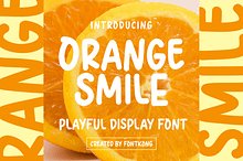 Orange Smile – Playful Display Font