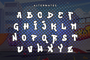 Cool Sensation - Graffiti Font