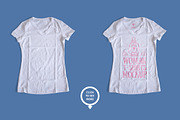 Woman T-Shirt Mockup, a Shirt Mockup by GraphicHero (Thumbnail 5 of 5)