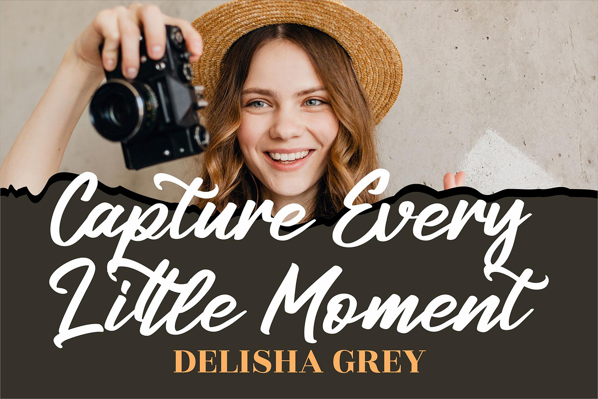 Kalingtone Brilliant Script LS, a Script Font by GranzCreative (Photo 8 of 10)