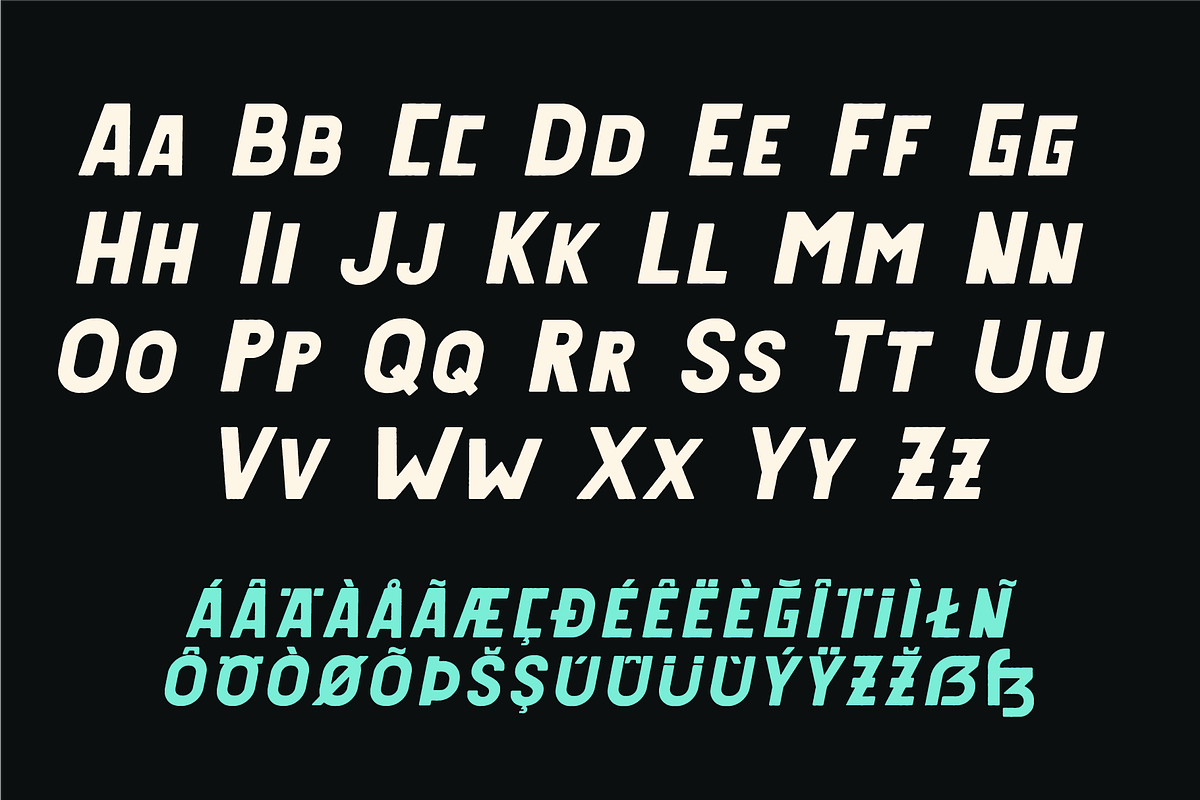 Reisebüro — Handcrafted Display Sans, a Sans Serif Font by Elyas Beria Studio (Photo 7 of 11)