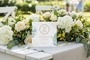Square Card Mockup Garden Floral, a Product Mockup by TatiMockup (Thumbnail 5 of 5)