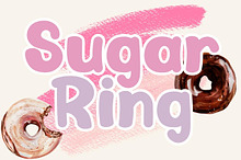 Sugar Ring - Script Handwritten