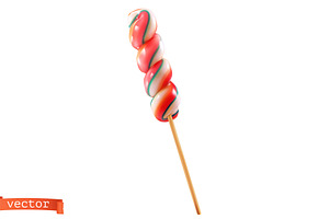 Lollipop, Caramel Sweets, Candy Cane