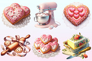 Vintage Baking Sublimation Clipart, a Graphic by CitraGraphics (Thumbnail 3 of 4)