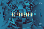 Explosion | 3D Backgrounds V02, a Background Graphic by dvtchk (Thumbnail 3 of 8)