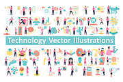 Modern Technology  Illustrations, an Illustration by Vector Portal (Thumbnail 1 of 6)