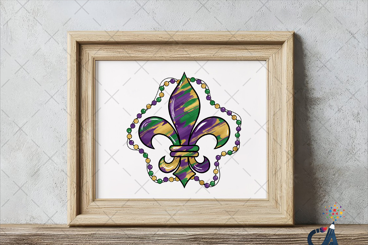 Brushstroke Fleur De Lis Png, an Illustration by Creative Art (Photo 2 of 6)