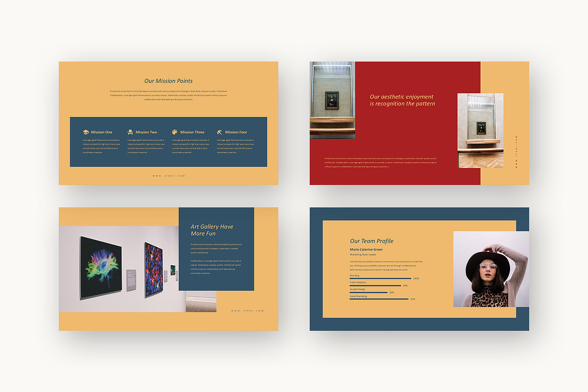 Iponi : Visual Arts Powerpoint, a Presentation Template by Punkl Camp (Photo 4 of 16)