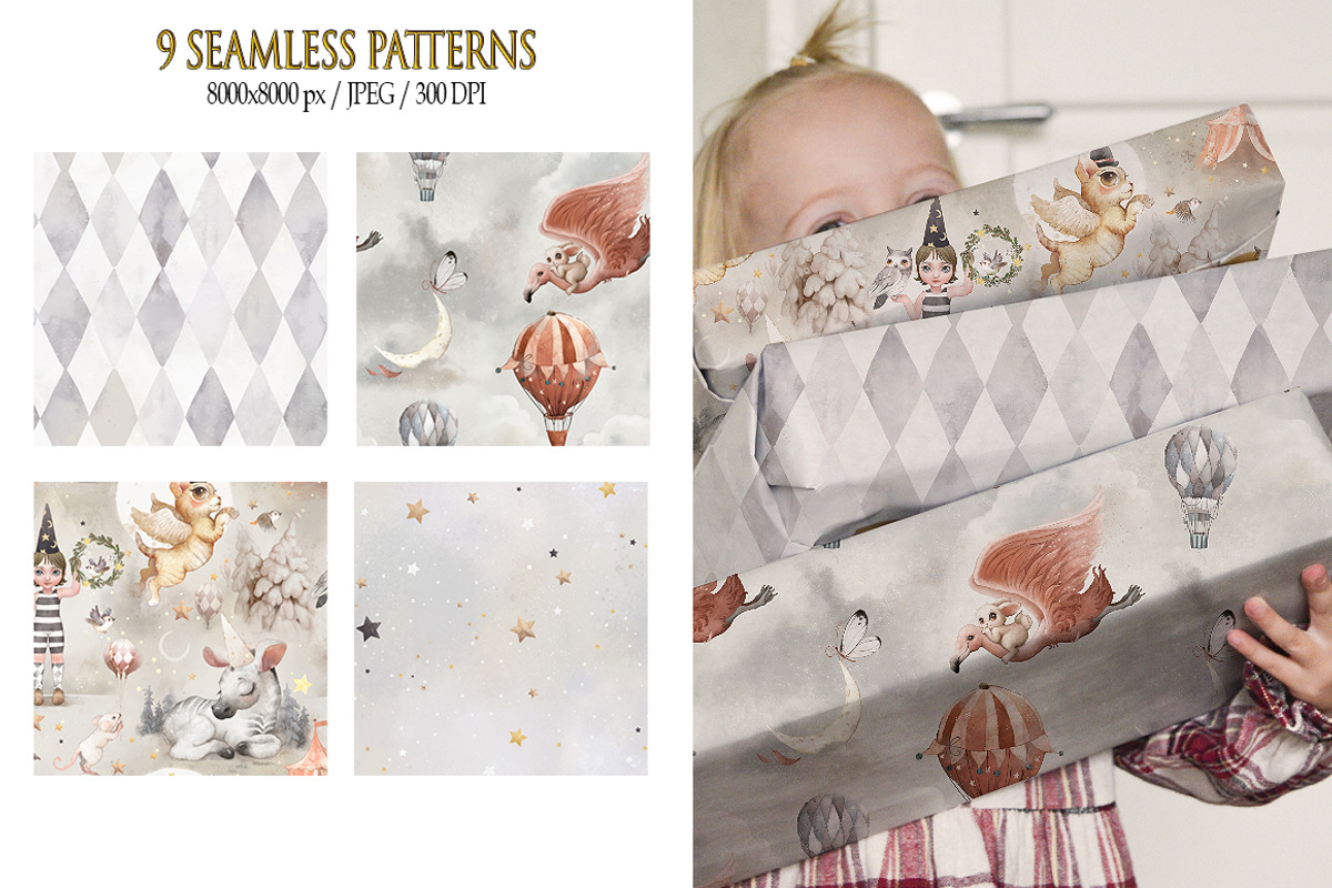 Сhristmas posters pattern advent, an Illustration by TanyaSchuka (Photo 9 of 15)
