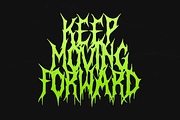 Morvanh - Death Metal Font, a Blackletter Font by Masyafi Studio (Thumbnail 8 of 9)