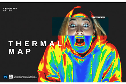 Thermal Map Photoshop Action