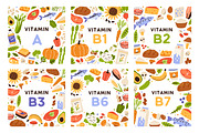 Food products, vitamin groups set, a Food Illustration by Good Studio (Thumbnail 2 of 19)