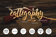 Jailheart Hand Lettering + bonus, a Script Font by Olexstudio (Thumbnail 2 of 5)