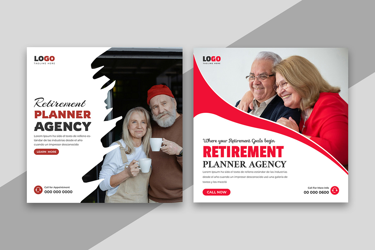 Retirement Planning Social Media, a Social Media Template by Designgrove (Photo 1 of 2)