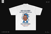 Retro Rugby Ball Character T-Shirt, a Sport Illustration by shaondesigns (Thumbnail 3 of 6)