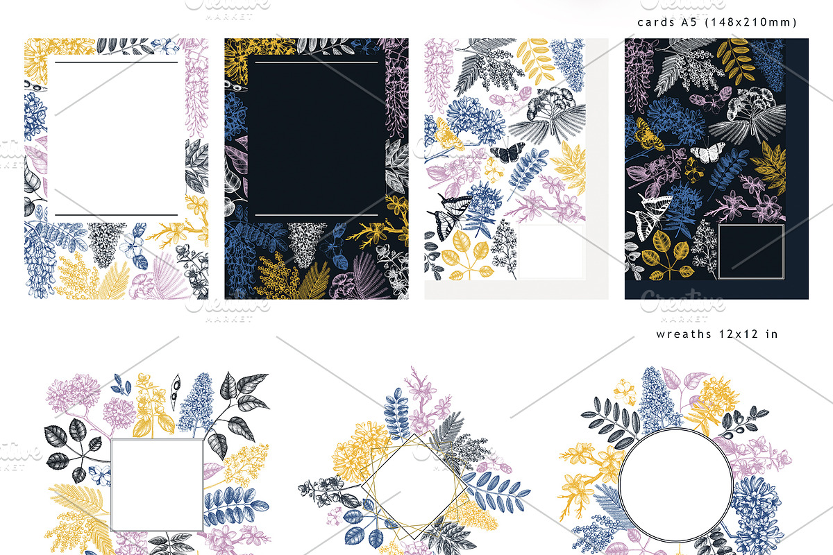 Spring Trees Vectors & Designs, a Seasonal Illustration by Yevheniia (Photo 8 of 13)