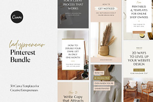 Pinterest Canva Bundle