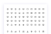 1000+ Minimalist Icons Bundle, an Outline Icon by P.F. Creative Lab (Thumbnail 6 of 9)
