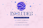 Callisto - Cosmic Clipart Collection, a Decorative Illustration by Leila Divine (Thumbnail 3 of 11)