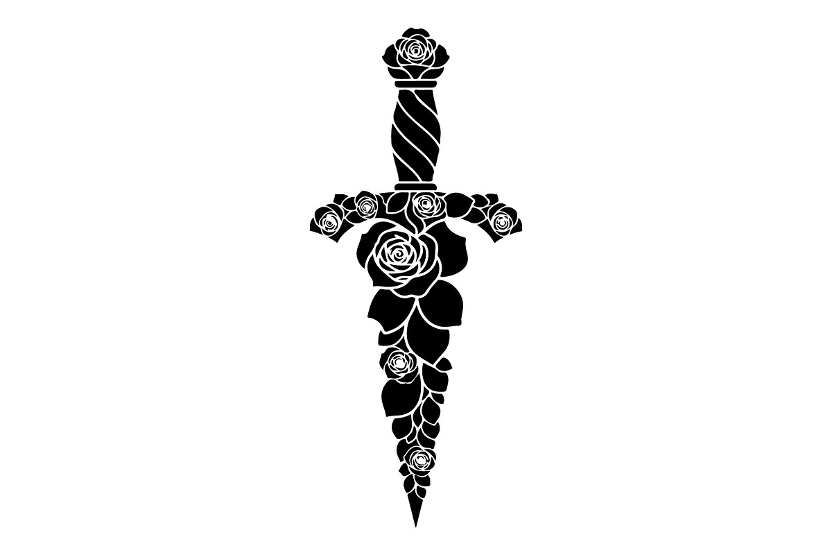 Ornamental Dagger Silhouette Bundle, an Object Illustration by Gaye Art (Photo 28 of 31)