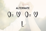 Love Sunday | Script Font, a Script Font by Scratchones (Thumbnail 8 of 9)