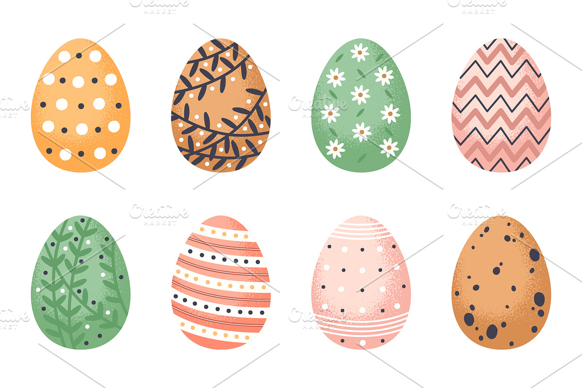 Painted Easter eggs, a Seasonal Illustration by Torontotokio (Photo 2 of 3)