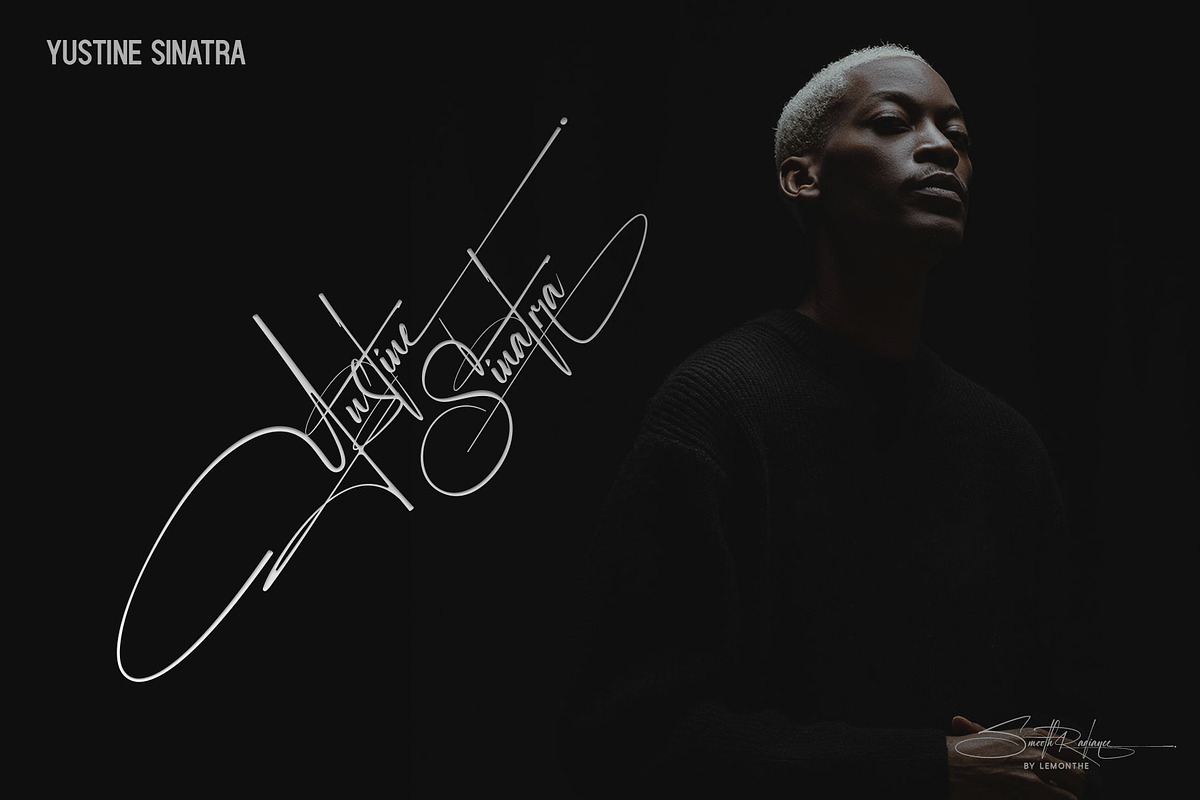Smooth Radiance | Signature Font, a Script Font by Lemonthe (Photo 2 of 12)