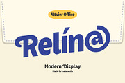 Relina - Display Font, a Sans Serif Font by Uncarving (Thumbnail 2 of 9)