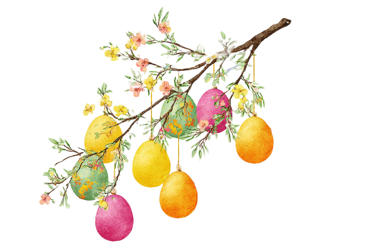 Watercolor Easter Clipart Bundle, an Illustration by Designking (Photo 4 of 4)