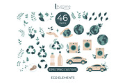 Environmental Clipart Set, an Object Illustration by Illustana (Thumbnail 2 of 17)