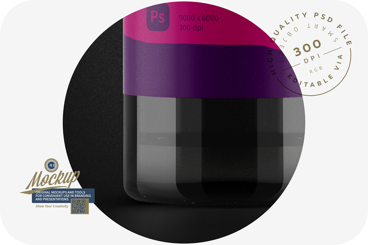 Glass Bottle Mockup, a Packaging Mockup by Reformer Mockup (Photo 6 of 6)